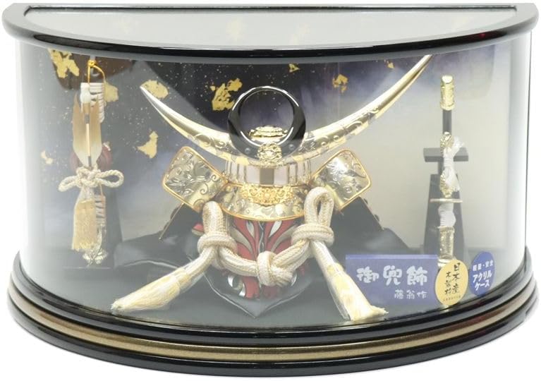 五月人形 兜 兜飾り 峰月作 (管理番号：OKU8722/K4-140) 2025年